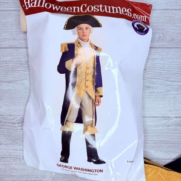 Halloween costume kids George Washington Halloween costume cosplay xs - Picture 2 of 7